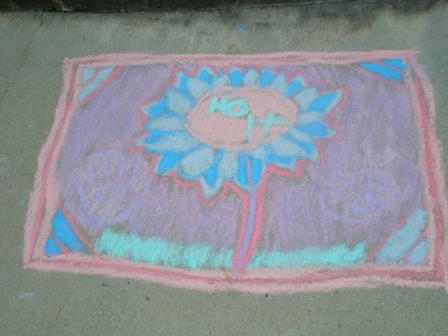 Kasen's chalk art